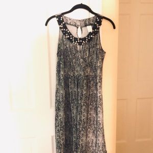 Black and white dress